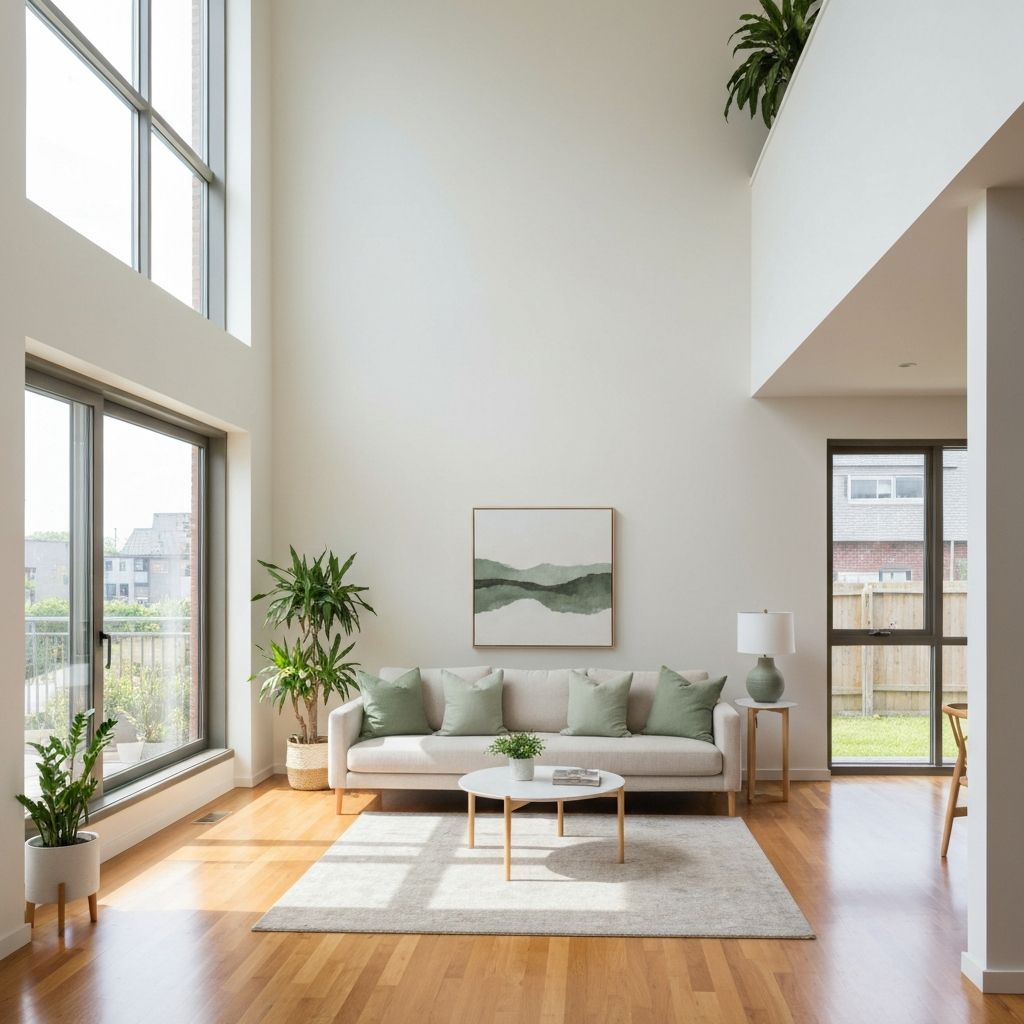 Clean, bright living space